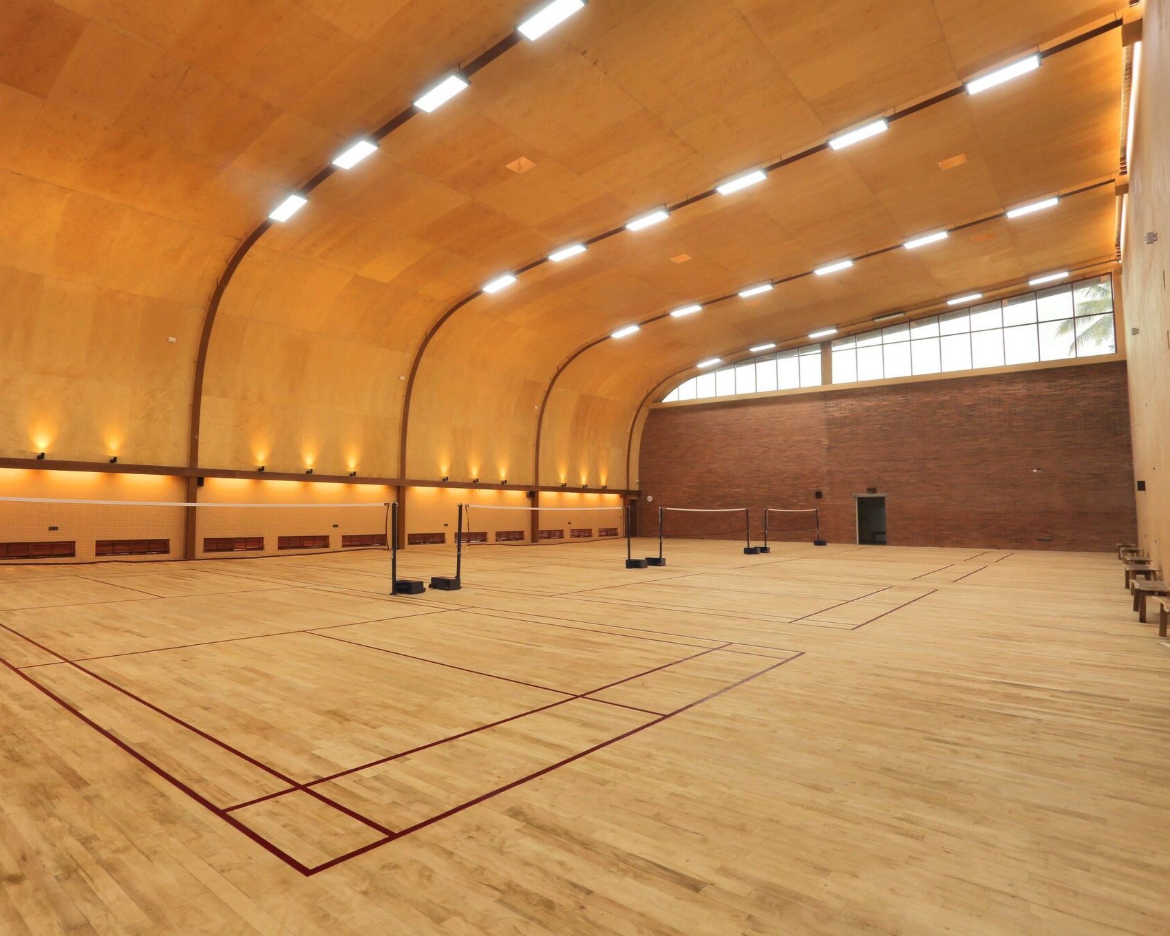 Badminton Courts at Confluence Club