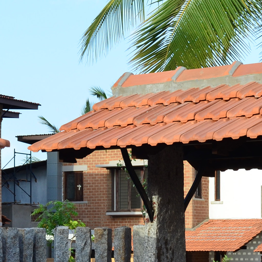 Mangalore clay roof tiles